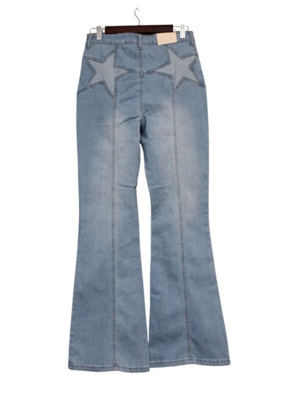 NWT Altar'd State Jeans Size 26 High Rise Flare Stretch Denim Star Festival Boho